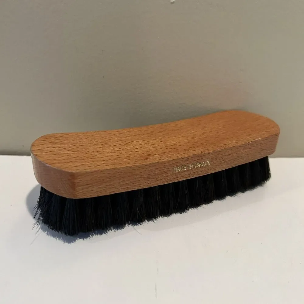 Shoe Shine Wooden Handle Brush Made‎ In Israel